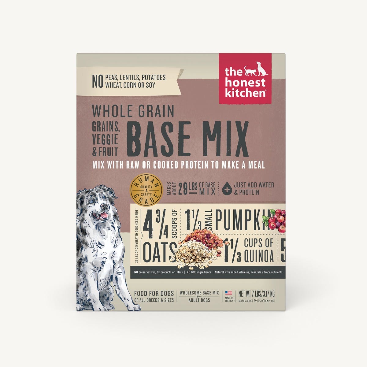 The Honest Kitchen - Dehydrated - Whole Grain Fruit & Veggie Based Mix (Dog Food)